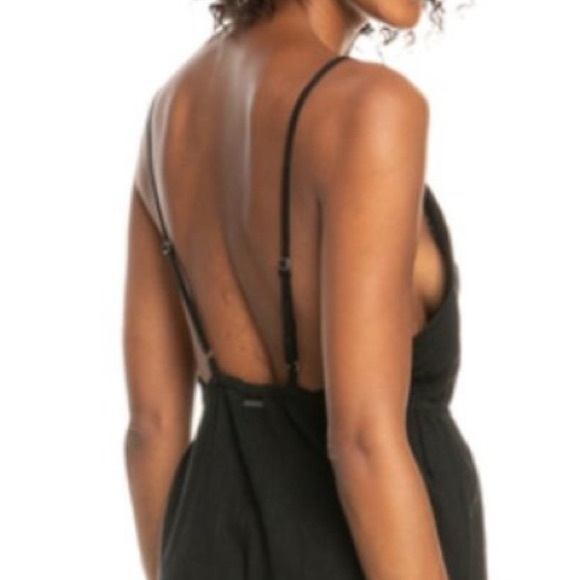 Roxy Flare-Leg Jumpsuit Black Sz XXL NWT - Picture 6 of 6